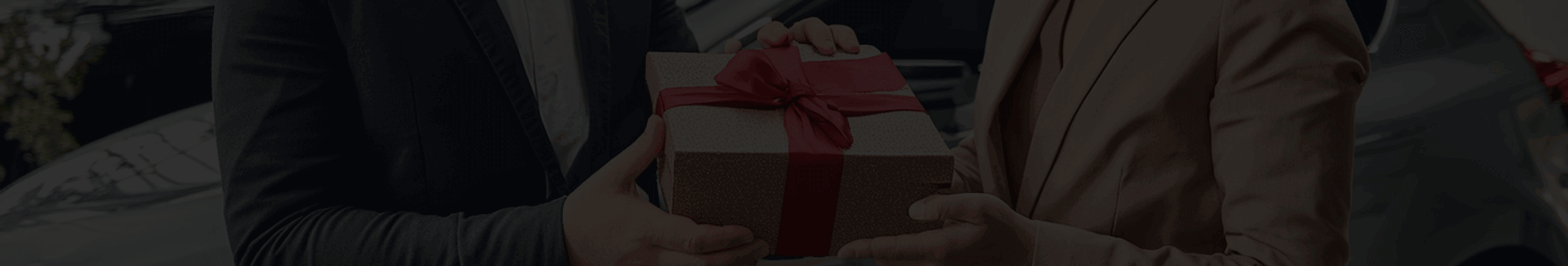 Gift Packages a person holding a gift box